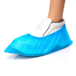 Ochraniacze na buty foliowe krótkie niebieskie 100szt